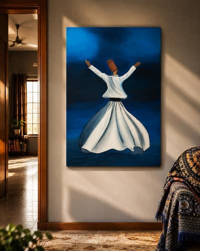 sufi Acrylic hand made painting