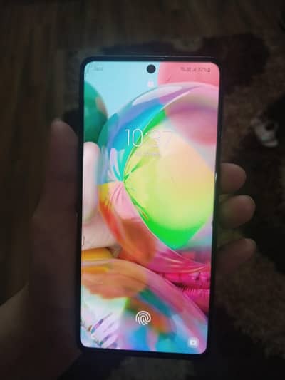 samsung A71 with box