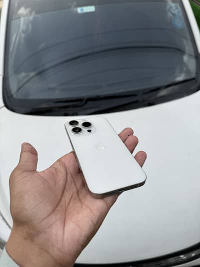 Iphone 15 pro 128 gb white titanium all ok