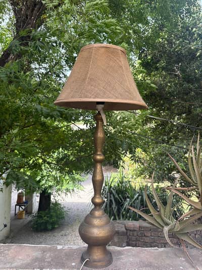 brass lamps
