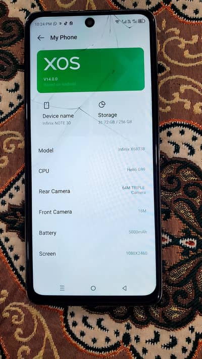 infinix note 30 8/256GB official pta approved