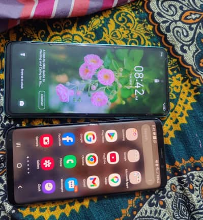 Samsung Galaxy S9 plus And Tecno Camon 19 Neo
