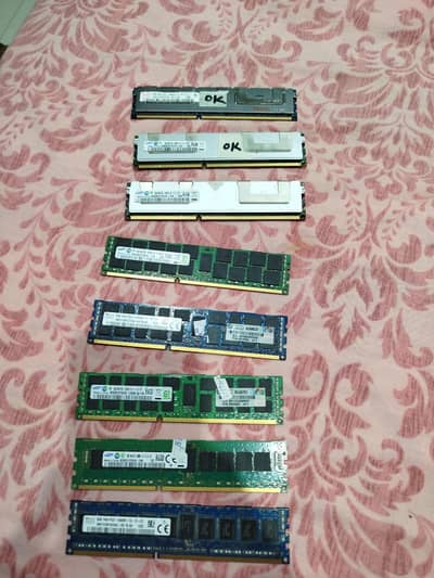 72GB DDR3 Server Ram(8 Sticks)