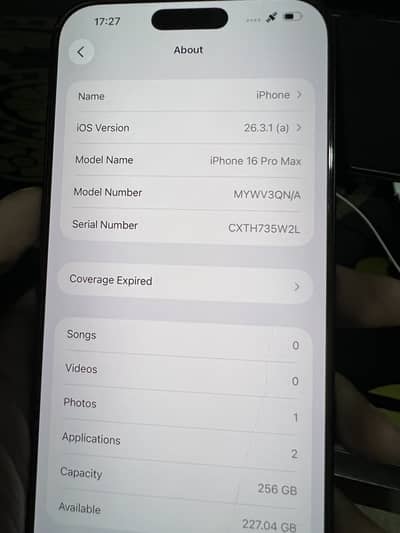 I phone 16 pro max 256b non pta