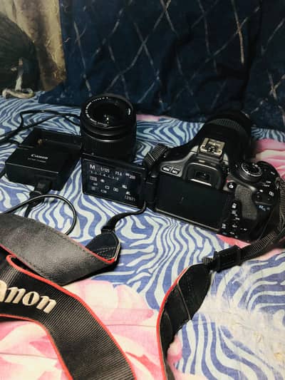 canon 600d with two lenses 70/300 & 18/55