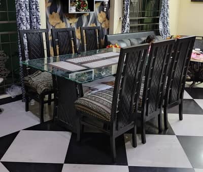 6 seater dining table for sale 03004771960