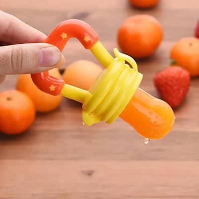 Baby Fruit Feeder with Textured Handle, BPA-Free, Multicolor