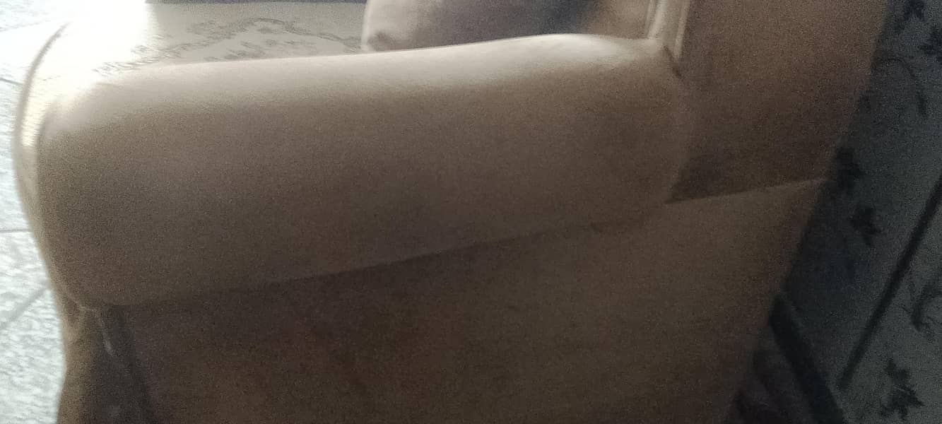 sofa set 1 seater, 2 seater and 3 seater in good condition 2