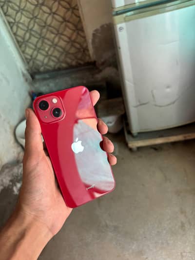 iPhone 13 red color  total genuine waterpack