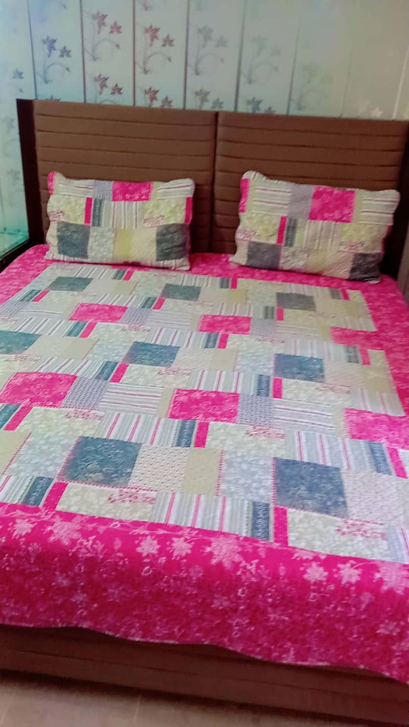 Complete Double Bed With Dressing Table 6