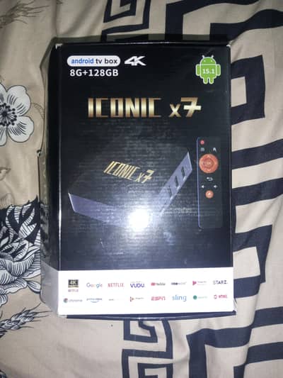 Iconic x7 Android TV box (8 GB ram 128 GB storage)
