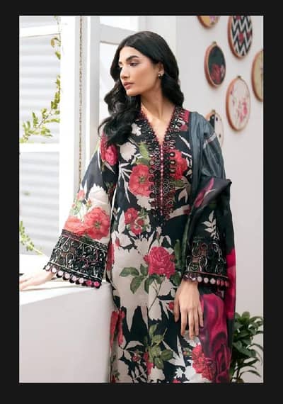 luxury quality suit and swiss lawn suit with dupata