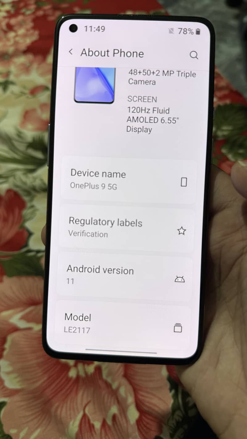 One plus 9 5g 3