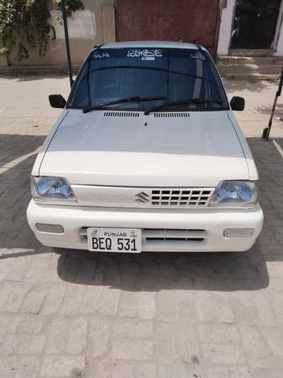 Suzuki Mehran vxr2015 registered 2016 white colour  chill ac