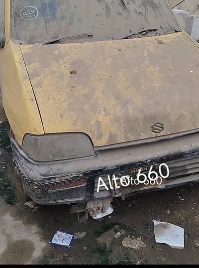Yellow cab taxi Suzuki alto 660