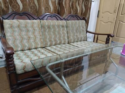 Wooden Sofa Set
