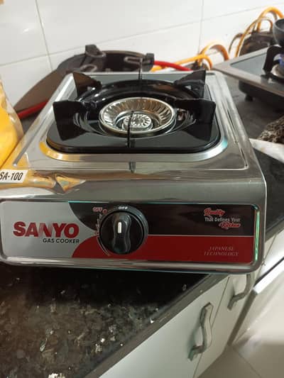 stove with cylinder