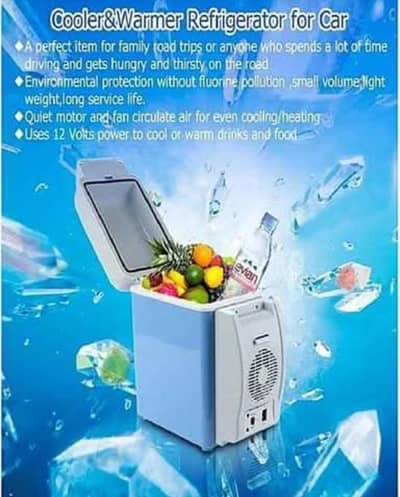 Protable Fridge Cool & Heat  For Car price 8ooo Rupe
