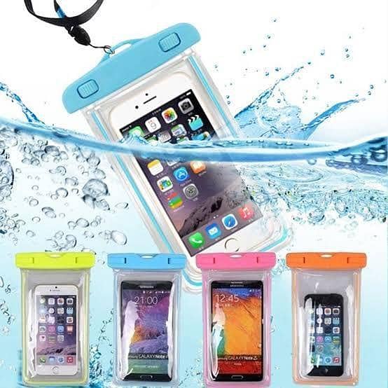Universal Waterproof Mobile Pouch | Underwater Touch Sensitive Phone Case | Dry Bag for Rain, Swimming & Travel | Premium Protection Cover (Random Color)