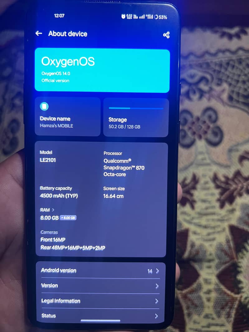 One Plus 9R 7