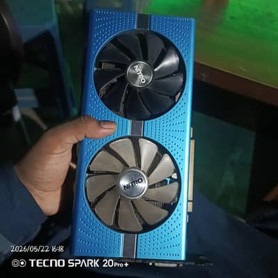 RX 590 GME 8GB (shappire nitro special edition) Gaming Gpu