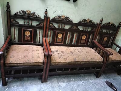 Sofa set side tables  and 2 sinple tables