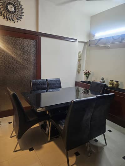 Dining table and chairs