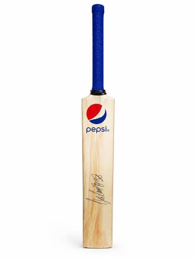 Pepsi hardball bat signed by Babar Azam