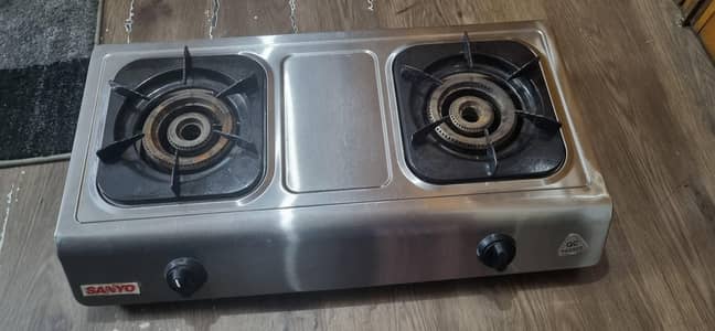2 gas stove stainless steel