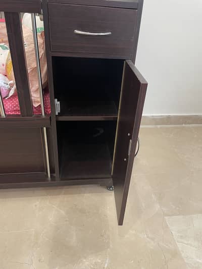 Baby Cot with Changing Station & Storage