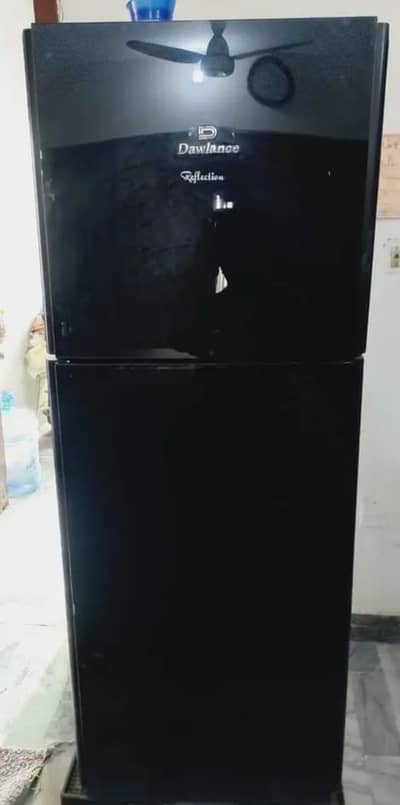 Haier Black Medium Refrigerator | Best Working Good Condition