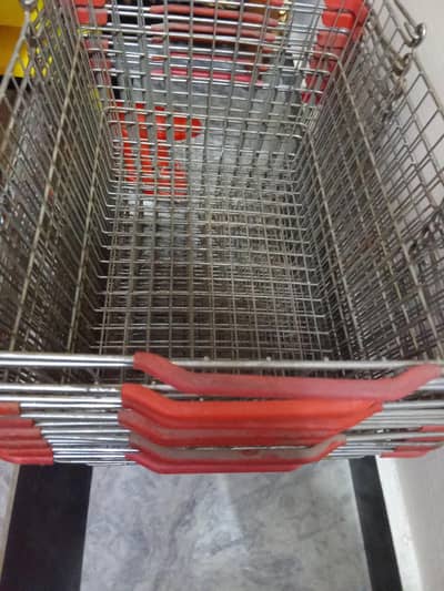 shopping steel hand basket 8pic