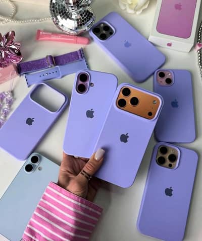 lilac silicone iphone back cover compatible with iphone 6 to 17 pro ma