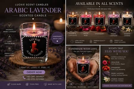 Candle maker|Luckie scents candle | Buy 3 get 1 Free