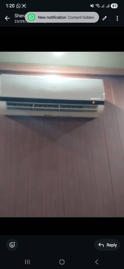 haier ac 1.5 ton