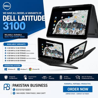 Dell Latitude 3100 - CHROMEBOOK -,  Windows 10