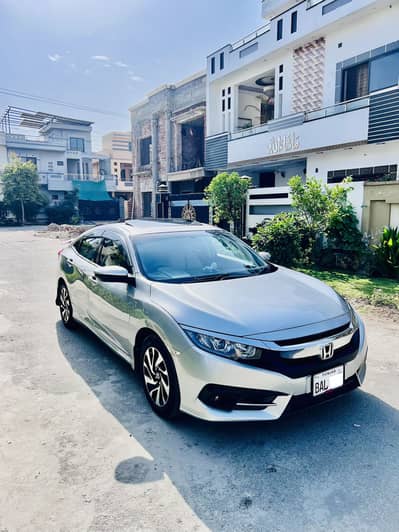 Honda Civic X Vti Oriel Cvt 2016 Red Meter