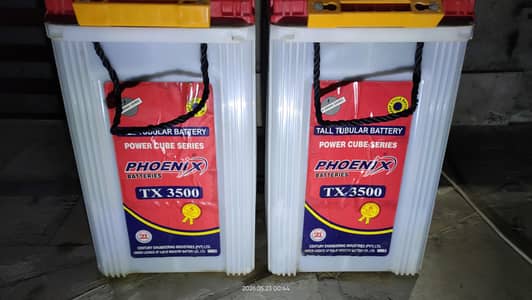 2 Phoenix tx-3500 batteries