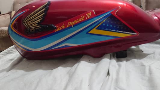 honda cd 70 fuel tank/sidecover/kana/gola