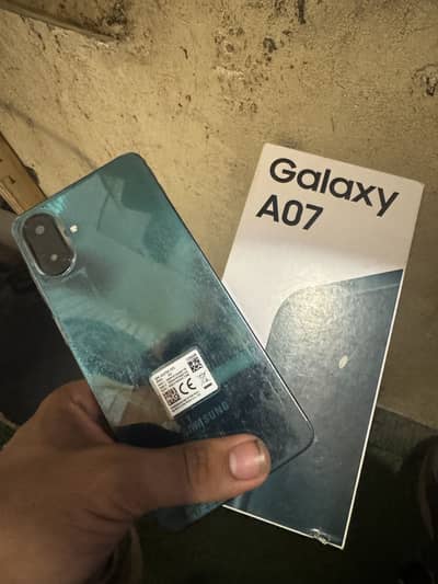 Samsung a07 6+128 with box 03082578336