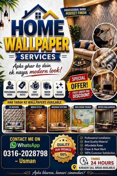 Home wallpaper Working