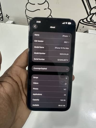 Iphone 13promax 128  PTA