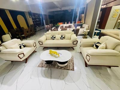 Siena Sofa Set / 5-Seater / Molty Foam / Spacious & Durable