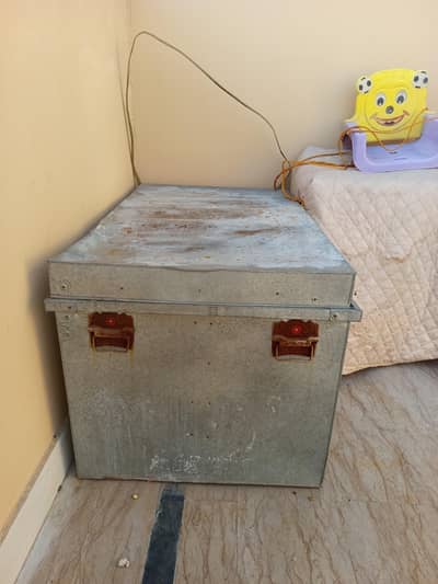 3 by 5 iron trunk