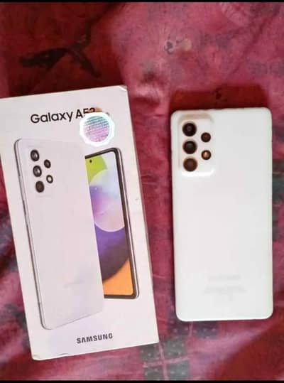 samsung a52 white color 8/128