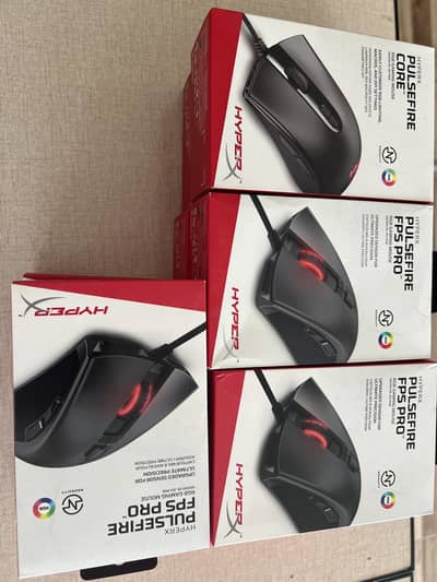 Hyper x pulsefire fps pro & Core Mouse (New)