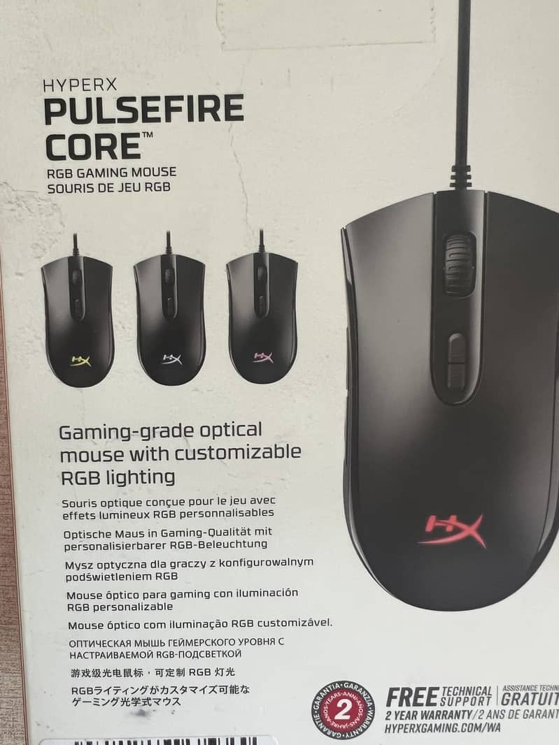 Hyper x pulsefire fps pro & Core Mouse (New) 1