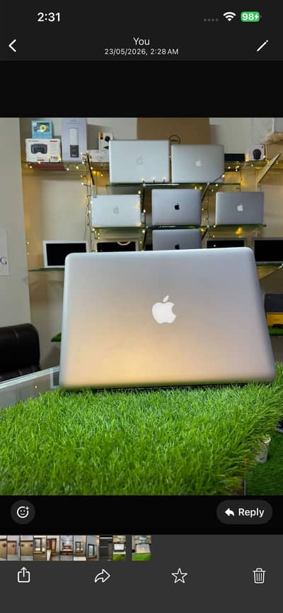 Apple MacBook Pro 2012 |13 Inch Core i7| 8GB/750  WhatsApp 03215984936