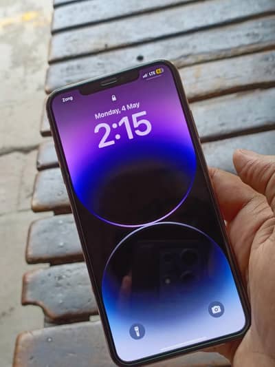 iphone xs max gold color official PTA approved dual 256Gb