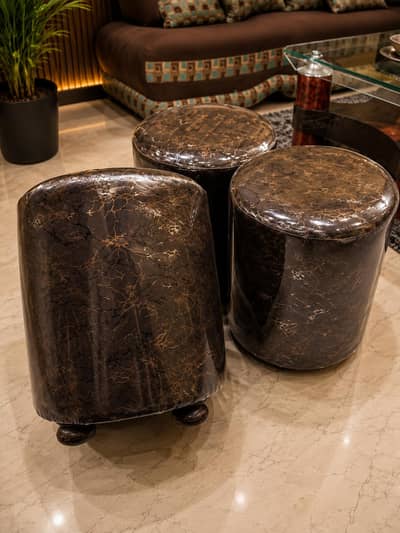 Ottoman/Pouf Stool Set  brand new for sale extra comfort